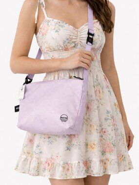 Mayim Insulated Lunch Sling Bag | Pastel Purple | Recycled | NWT